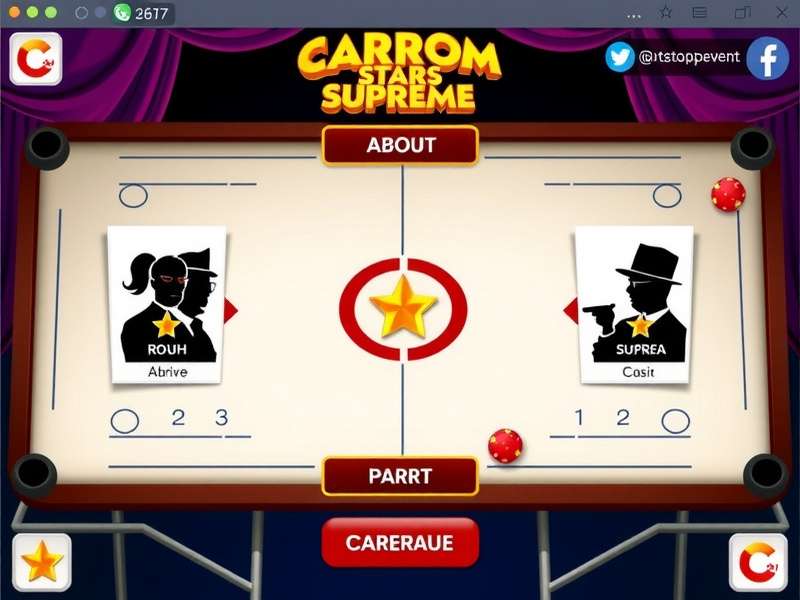 Carrom Stars Supreme Game Interface